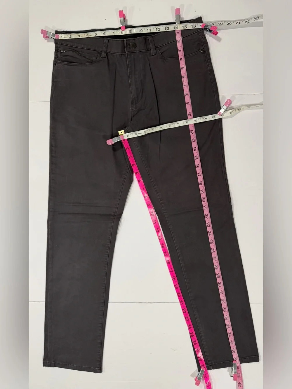 English Laundry Men's Slim Straight Jeans - Charcoal